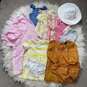 Girls 18m summer dress and romper bundle